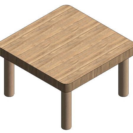 Mesa quadrada teste